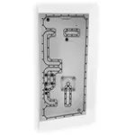 Distroplate Phanteks NV9 Stealkey D-RGB valge