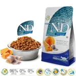 Farmina N&D Ocean Herring, Pumpkin & Orange Adult kuiv kassitoit, 1,5 kg