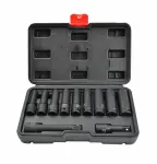 AWTOOLS 1/2 tolline s&uuml;vikeermega l&ouml;&ouml;kmutrike komplekt 11-osaline 8-21 mm Black Line