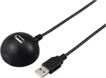 Renkforce USB 2.0 pikenduskaabel USB-A isane - USB-A emane 1,5 m must dokkimisjaam RF-5720418
