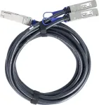 BlueLAN Passiivne 200Gb/s QSFP56 kuni 2x 100Gb/s QSFP56 otsese &uuml;henduse breakout-kaabel, 3m, AWG26, NVIDIA &uuml;hilduv MCP7H50-H02AR26-BL