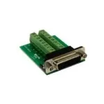 EXSYS EX-49015 D-SUB 15-pin isane 16-pin kruviklemmli plokk-adapter, roheline/h&otilde;bedane