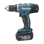 Makita DDF453RFE akutrell 2 akuga ja kiirkinnituspadruniga, must/sinine