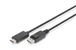 DIGITUS DisplayPort adapterkaabel. DP - HDMI t&uuml;&uuml;p A (AK-340303-030-S)