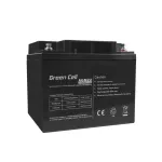 Green Cell AGM22 UPS-aku, AGM suletud pliihappeaku (VRLA), 12 V 40 Ah, 170 x 165 mm, 12,1 kg, must