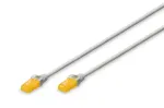 V&otilde;rgukaabel Digitus CAT 6A U/UTP &otilde;huke &uuml;hendusjuhe RJ-45 Cat6a 1m Hall