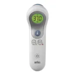 Braun BNT300WE digitaalne kehatemperatuuri m&otilde;&otilde;tmise termomeeter kaugtuvastusega termomeeter Valge Otsmik Nupud