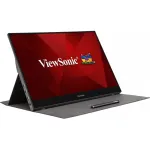 Viewsonic TD1655 arvutimonitor 39,6 cm (15,6 tolli) 1920 x 1080 pikslit Full HD LED puuteekraan mitme kasutajaga Must, H&otilde;bedane