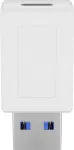 Microconnect USB3.0ACFW kaabelsoovahetaja USB A USB C Valge