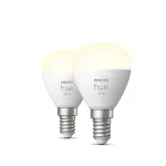 Philips Hue White E14 Luster LED-pirn, P45, 5,7 W, 470 lm (2 tk)