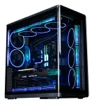 Zalman P60 Mid-Tower korpus, must, 5 ARGB ventilaatorit