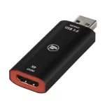 Hama 00074257 videosalvestusadapter, HDMI-st USB 3.0-ks, 4K, must