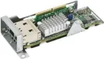 Super Micro Supermicro AOM-CTGS-i2TM - v&otilde;rguadapter - PCIe 3.0 x4 - 10Gb Ethernet / FCoE x 2 (AOM-CTGS-I2TM-O)