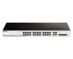 D-Link 28-port Gigabit Smart Managed Switch koos 4 Combo pordiga