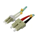 Synergy 21 S216754 fiiberoptiline kaabel 0,5 m 2x LC 2x SC OM3 akvamariinv&auml;rv (S216754)