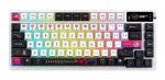 Mehaaniline m&auml;nguklaviatuur ASUS ROG Azoth X &mdash; 75% paigutus, USB + RF juhtmevaba, Bluetooth, RGB, randmetugi, must/valge