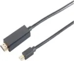 Videokaabli adapter Mini DisplayPort HDMI ShiverPeaks BS10-53045