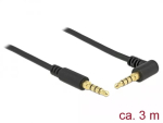 Audio kaabel DeLOCK 85616 3m 3.5mm Must