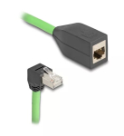 V&otilde;rgukaabel DeLOCK 80886 RJ-45 Cat6a 1m Must Roheline