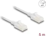 DeLOCK RJ45 Cat.6A v&otilde;rgukaabel pistik-pistik 5m valge