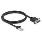 DeLOCK 64351 CAN-siini kaabel RJ45 pistik D-Sub 9-pin pistik, Cat.5e STP, 1 m, must