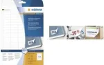 HERMA Special - isekleepuvad eemaldatavad matid pabersildid - Valge - 88,9 x 46,6 mm - 300 silti (25 lehte x 12) (10010)