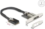 V&otilde;rguadapter DELOCK Mini PCIe I/O 95281 2&times; SFP Gigabit LAN-iga