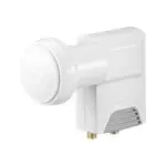 Wentronic Goobay universaalne Twin LNB, hall-valge &ndash; digitaalne SAT LNB (DVB-S2) kahele abonendile (4K/HDTV/3D-vastuv&otilde;tt) (67270)
