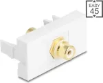 Cinch-pistik DELOCK Easy 45 mudel 90861, kullatud