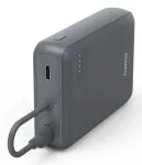 Hama &ldquo;Travel&rdquo; akupank integreeritud kaabliga, 10000mAh, 2 v&auml;ljundit: 2x USB-C, antratsiit