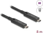 DeLOCK USB-kaabel USB 3.2 Gen 2 8m USB-C must 84256