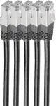 shiverpeaks BS75711-H0.5S-SET5 v&otilde;rgukaabel Must 0,5 m Cat6 S/FTP (S-STP) (BS75711-H0.5S-SET5)