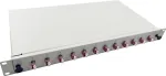 Helos LWL 19 Splice Box 12 x LC Duplex OM4 splice-ready Hall