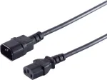 Toitekaabel Must 2m S/CONN 60009