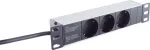 S/CONN maximum connectivity 09-263935 10-tolline 1U pikendusjuhe, 3-pesaline, must