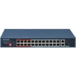 Hikvision Value Series 24 pordiga kiire Etherneti haldamata PoE-l&uuml;liti