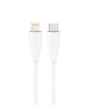 Gembird CC-USB2S-CM8PM-1.5M-W USB-C - 8-pin Lightning kaabel, 1,5 m, valge