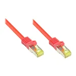 RJ45 paigalduskaabel Cat.7 toorkabliga ja riivikaitsega (RNS&reg;), S/FTP, PiMF, halogeenivaba, 600MHz, OFC, punane, 30m, Good Connections&reg; (8070R-300R)
