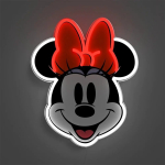 Yellowpop Disney Minnie tr&uuml;kitud n&auml;oga LED-neoon seinalamp, YPDI-PFA-MIN