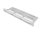 LANBERG PPKS-1124-S Keystone Patch Panel 19 inch 24 Port 1U UTP Cat.5e Grey
