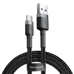 Baseus Cafule USB-A to USB-C kaabel 0,5 m hall+must
