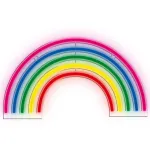 Manta SNL33MTT Style Neon RAINBOW LED neoonlamp, toide USB kaudu v&otilde;i 3 x AA patareidega