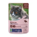 Bozita t&uuml;kid tarretises p&otilde;draliha m&auml;rg kassitoit, 85 g