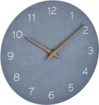 TFA 60.3054.06 Analogue Wall Clock Pigeon Blue Wood