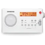 Sangean PR-D7 Valge Kaasaskantav AM/FM Stereo Raadio &auml;ratuskellaga