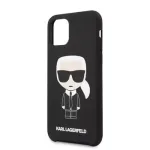 Karl Lagerfeld Apple iPhone 11 Pro Iconic Silicone Cover Black