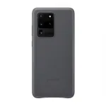 Samsung Galaxy S20 Ultra Leather Cover Case Gray
