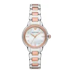 ARMANI naiste kell AR11569 Gianni T-Bar kvartskell 32mm h&otilde;bedane roostevaba teras