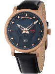 Police meeste kvarts-analoogkell PL15404JSR.03 - sinine sihverplaat, pruun nahkrihm, 43 mm