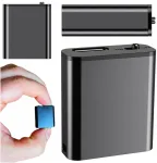 LUXURY-GOODS mini spioonih&auml;&auml;lestaja v&auml;ike 16GB DSP-tuvastus magnetv&otilde;tmehoidja ripats HQ